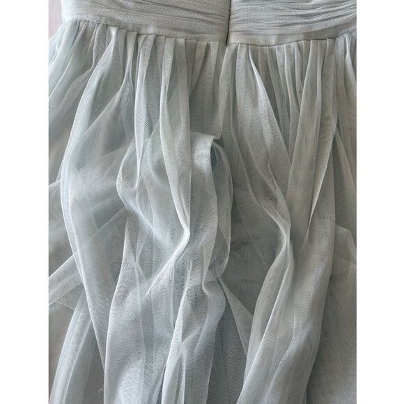 Ever New Melbourne Maxi Strapless Baby Blue Dress Sz 4 - Picture 7 of 11